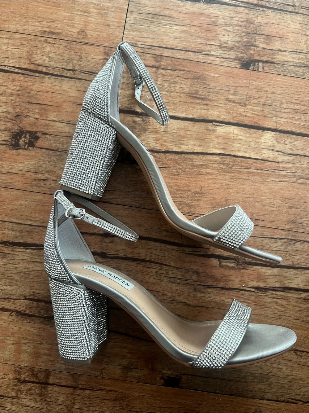 Steve Madden Rhinestone Heels - Picture 3 of 10